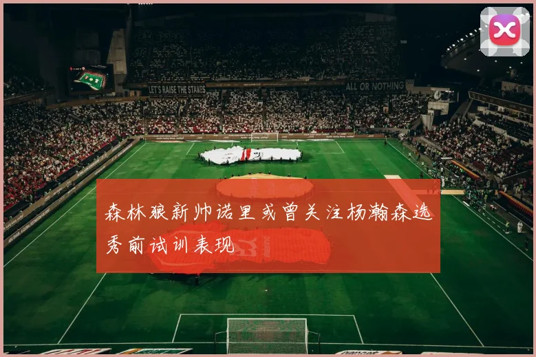 森林狼新帅诺里或曾关注杨瀚森选秀前试训表现